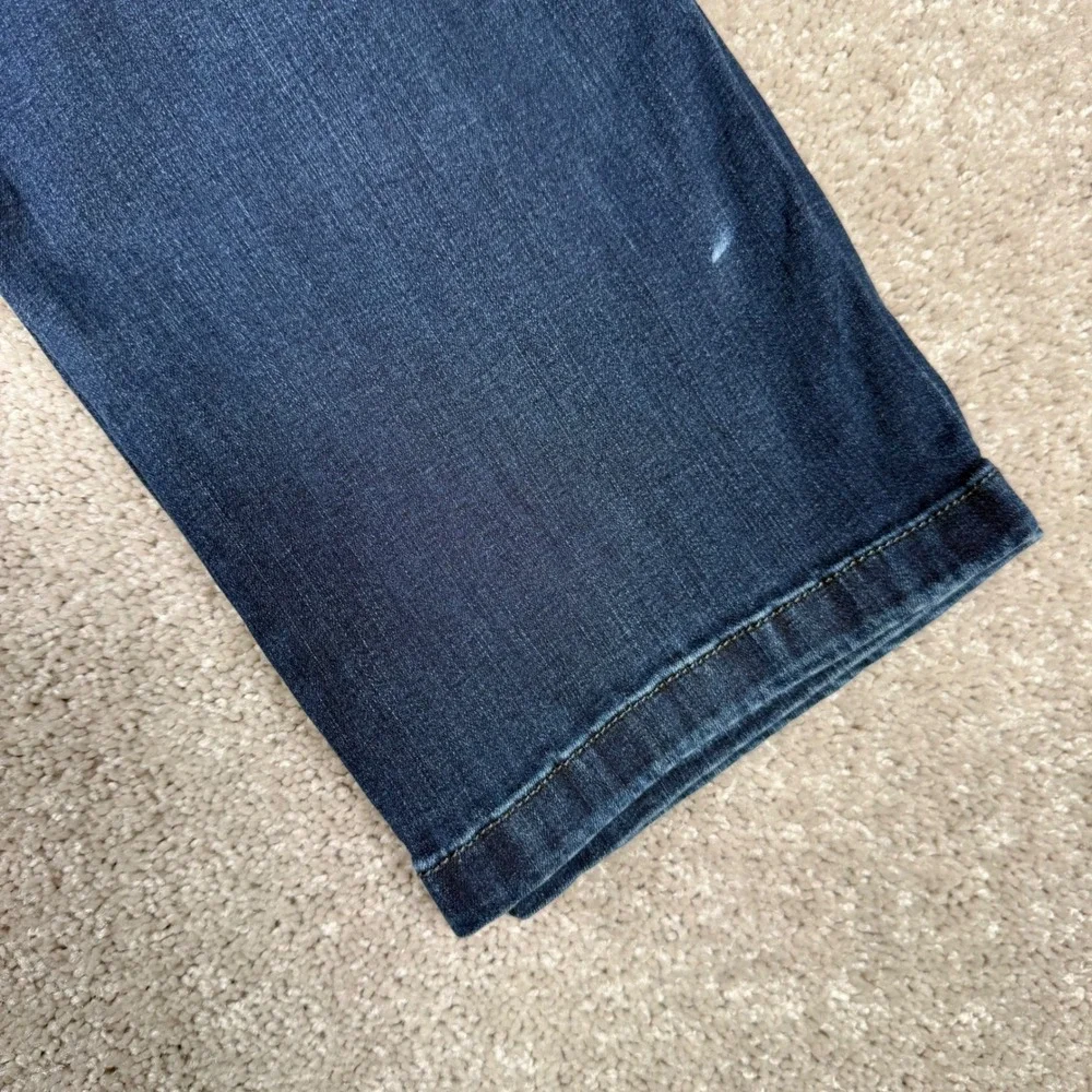 Mugsy Jeans Fultons Casual Dark Wash Men's 35 Denim Slim‎ Straight Blue